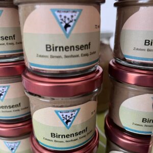 Birnen Senf
