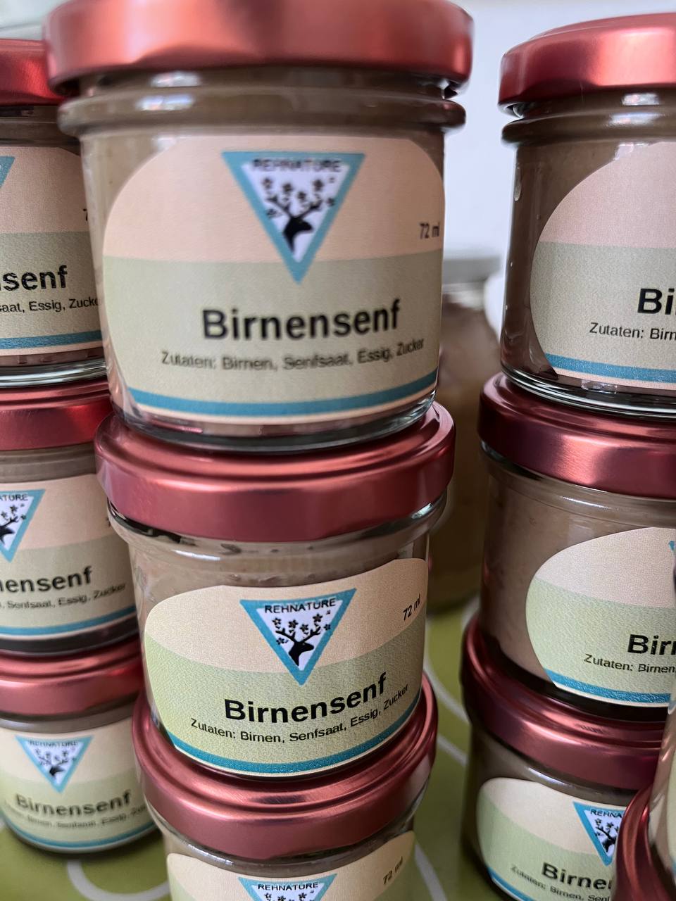 Birnen Senf