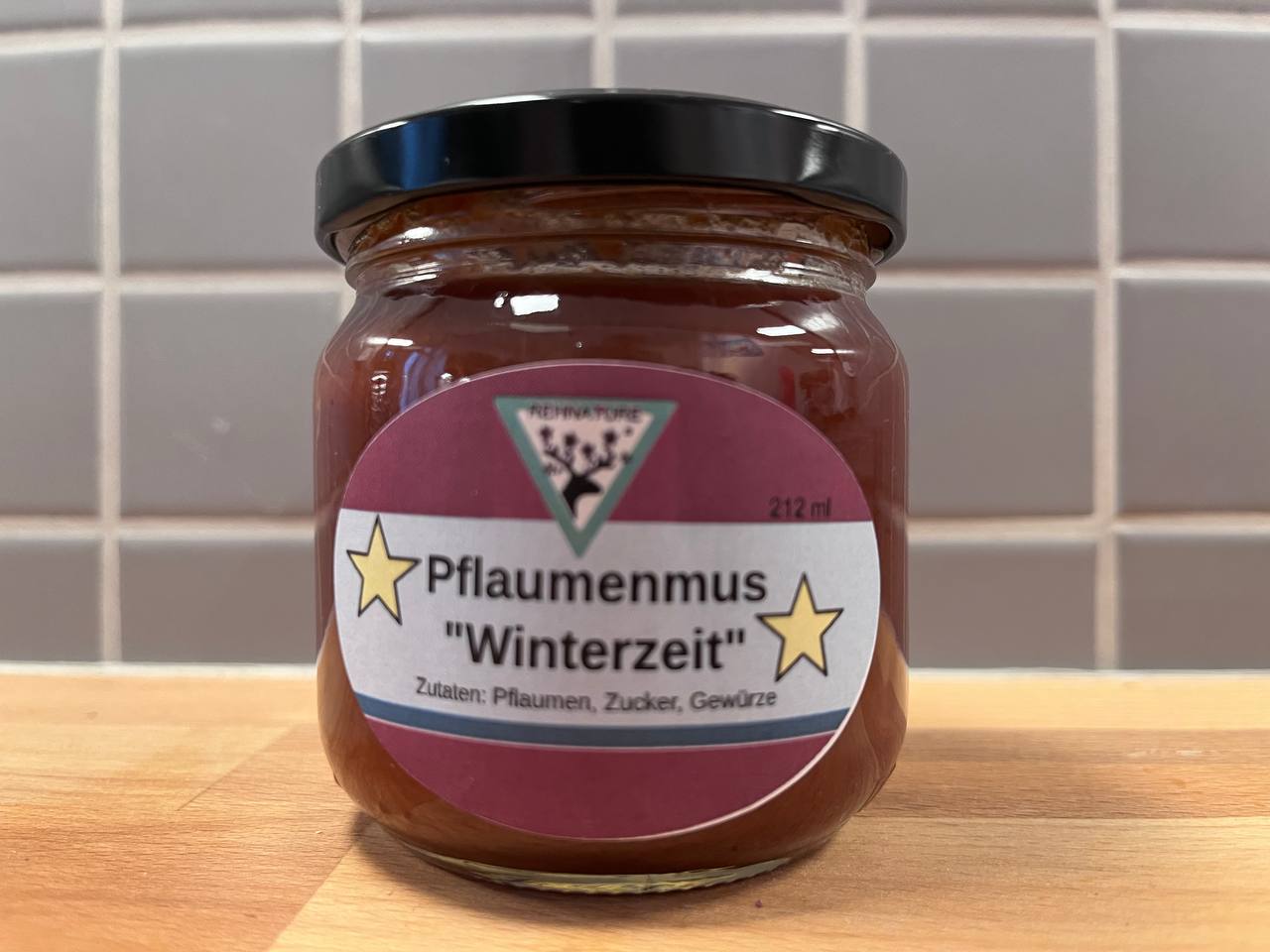 Pflaumenmus "Winterzeit"